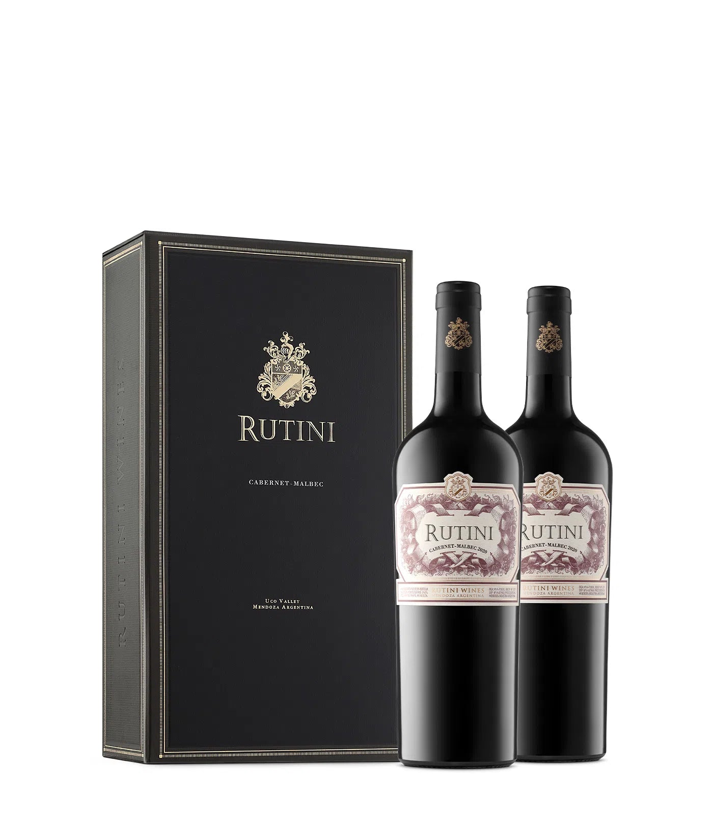 Rutini Cabernet Malbec 750ml estuche x 2