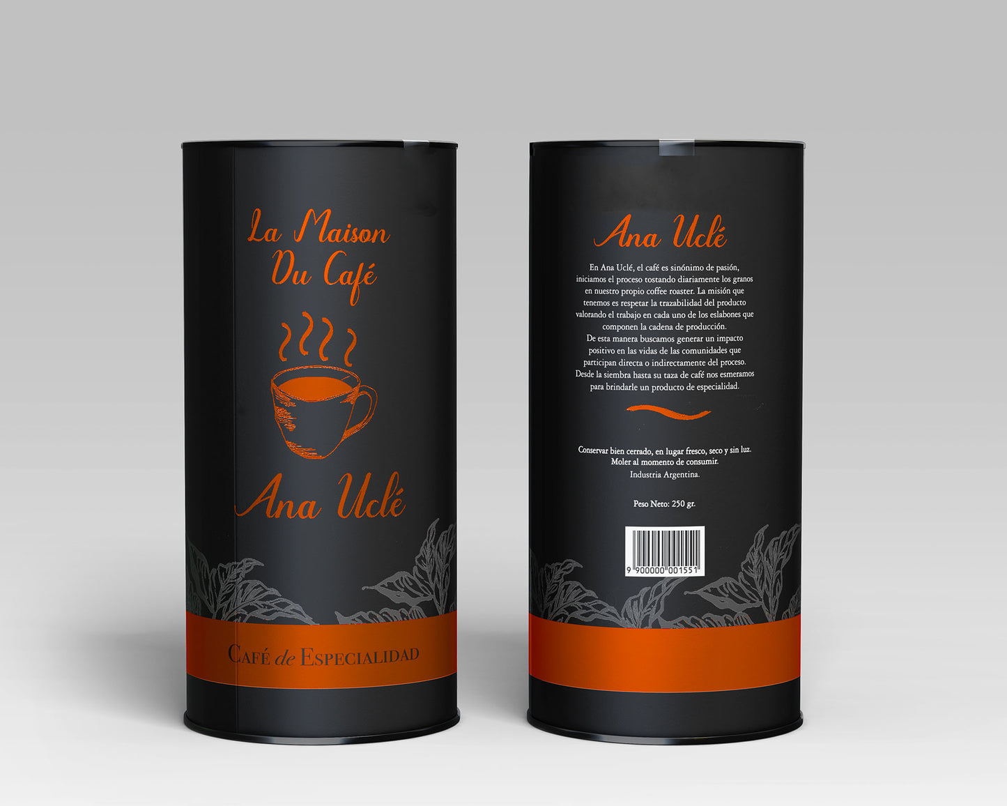 Café de Especialidad "Ana Uclé" en Grano por 250 grs.